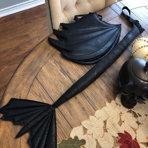 Kids Dragon Costume Pieces- Toothless